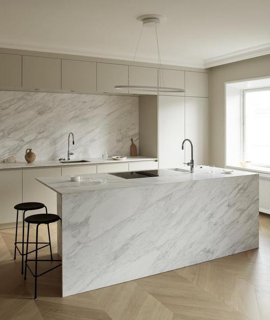 Elegant Marble Countertops For Kitchen Remodeling in Massachusetts CT RI NH